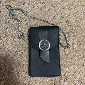 Michael Kors Small Saffiano Leather Smartphone Crossbody Bag